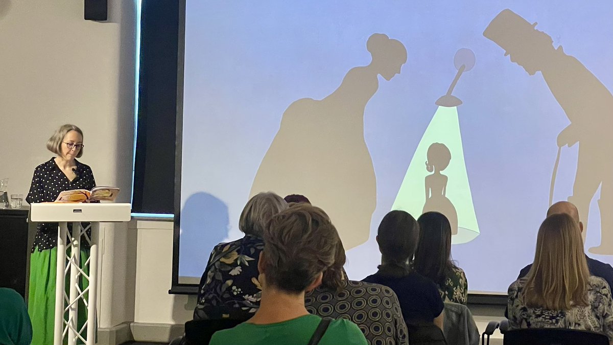 VerSym's tweet photo. The amazing @charlottehipkin reading The Ballad of Caroline Crachami #sicilianfairy @LdnMetArchives https://t.co/IkjG1zZ8Sn