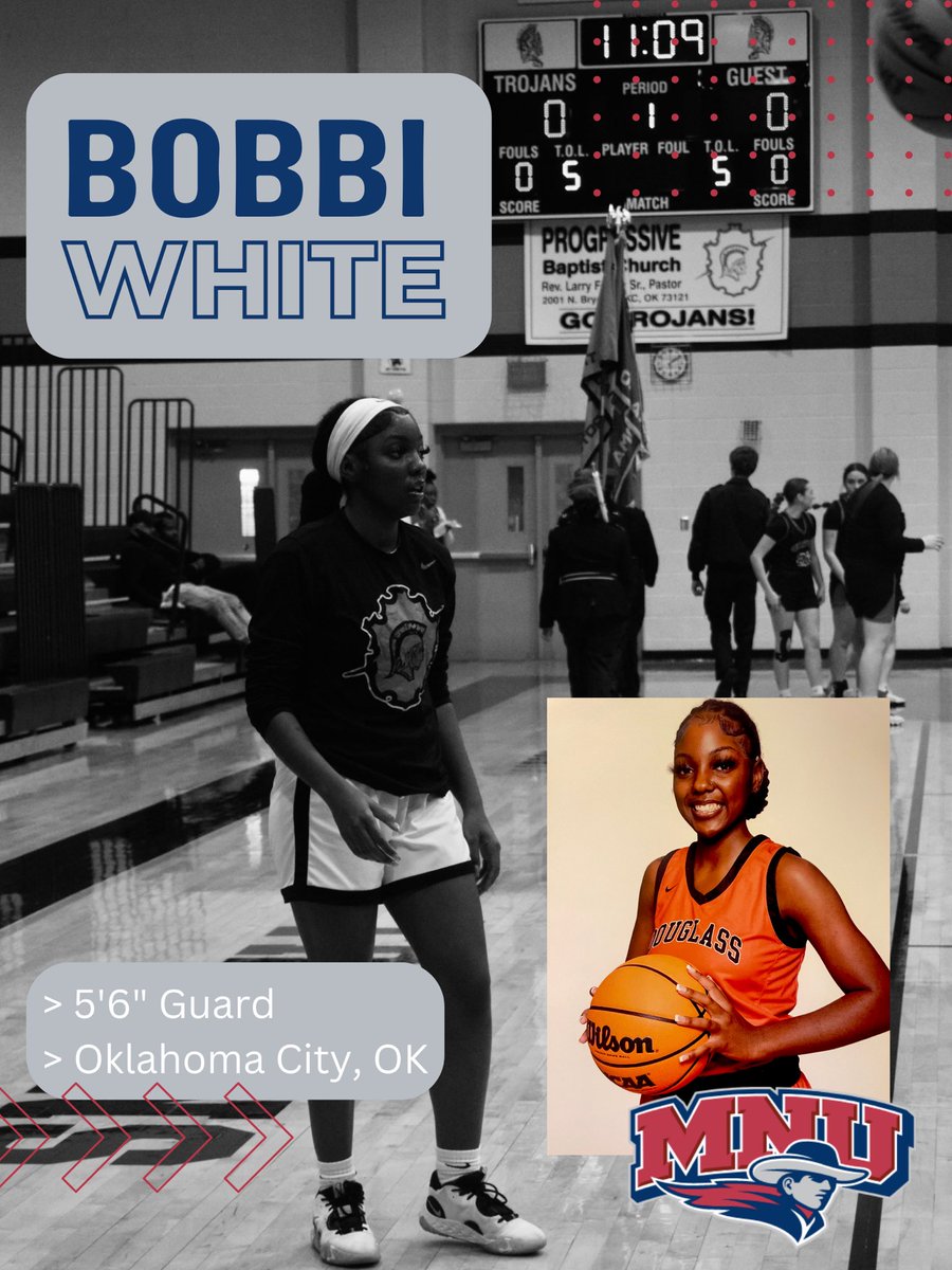 We’re excited to announce our next ‘23 commit: Bobbi White! Bobbi is a 5’6” combo guard from Oklahoma City, OK and we’re thrilled to have her join the family!🤗 #feartheneer #teammnu #onefamilyonepurpose