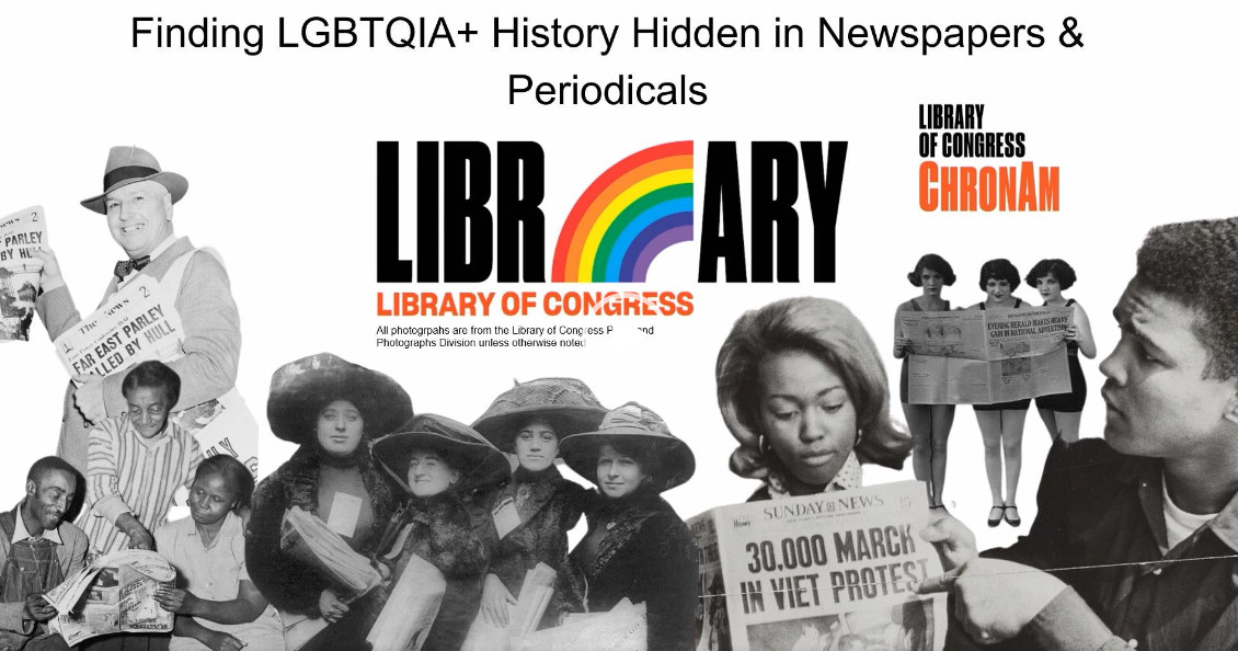 Looking for LGBTQIA+ people in historic newspapers? blogs.loc.gov/headlinesandhe… #edchat #sschat #tlchat #Pride2023 #LGBTQIA