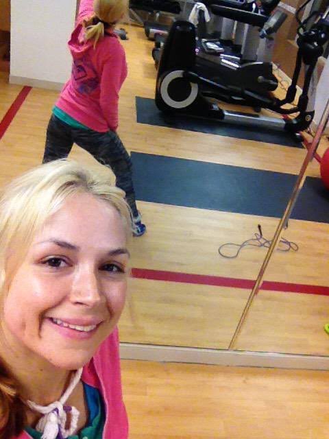 I really like to gym every morning 😘💪🏼