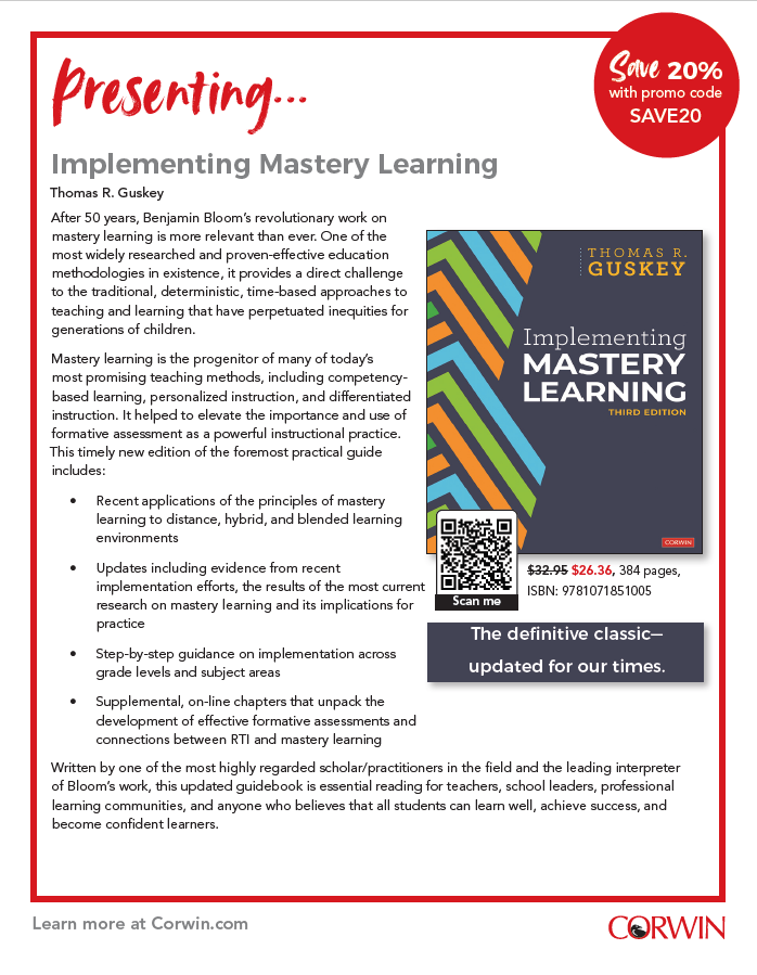 Want to begin the next school year with successful learning experiences for ALL students?  This will help!