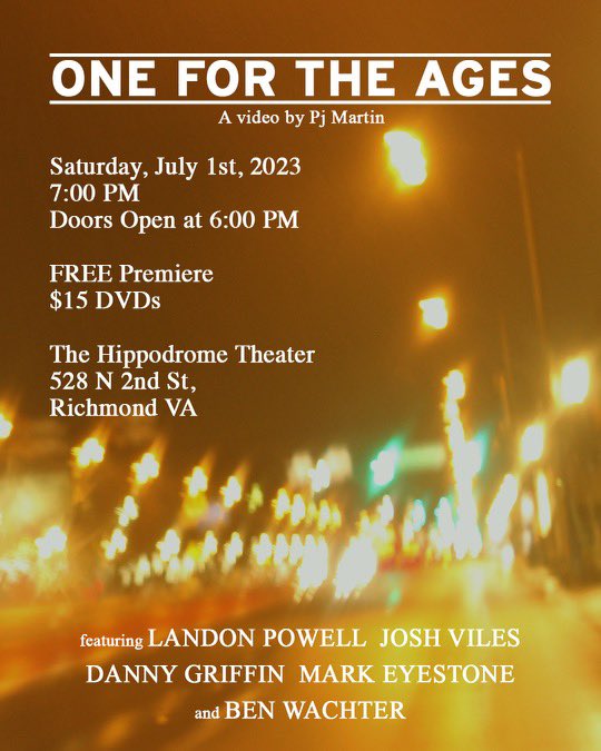 We made a video! If you’re in RVA come check it out. 7/1/23 #skaterva #skate #skatevideo