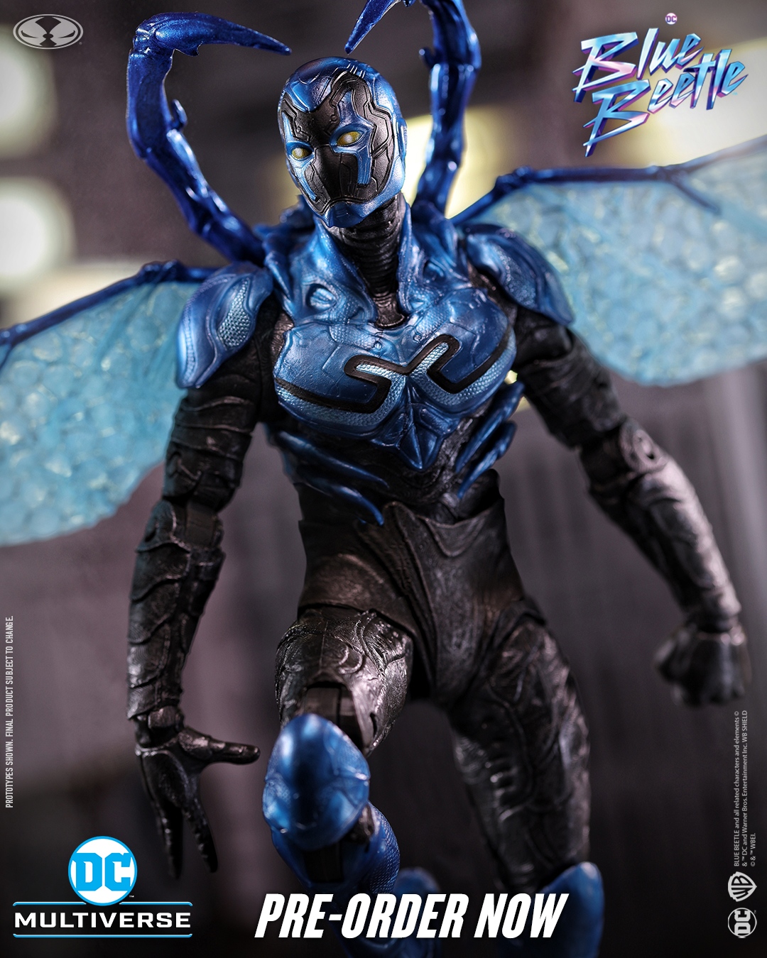 McFarlane Toys DC Multiverse Blue Beetle - Blue Beetle (Battle Mode) 7-In  Action Figure