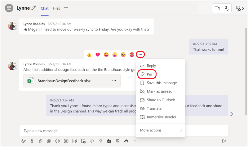 Did you know you can pin a message in a conversation in Teams?

#techtiptuesday #msp #yycbusiness #microsoft #itsupport