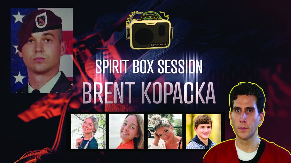 AfterLifeAdven3's tweet photo. Brent Kopacka Spirit Box Session. Brent clears his name in the Idaho 4 Murders! Clear EVPs! https://t.co/bQZblGuHNg https://t.co/IUFpwOF3Je