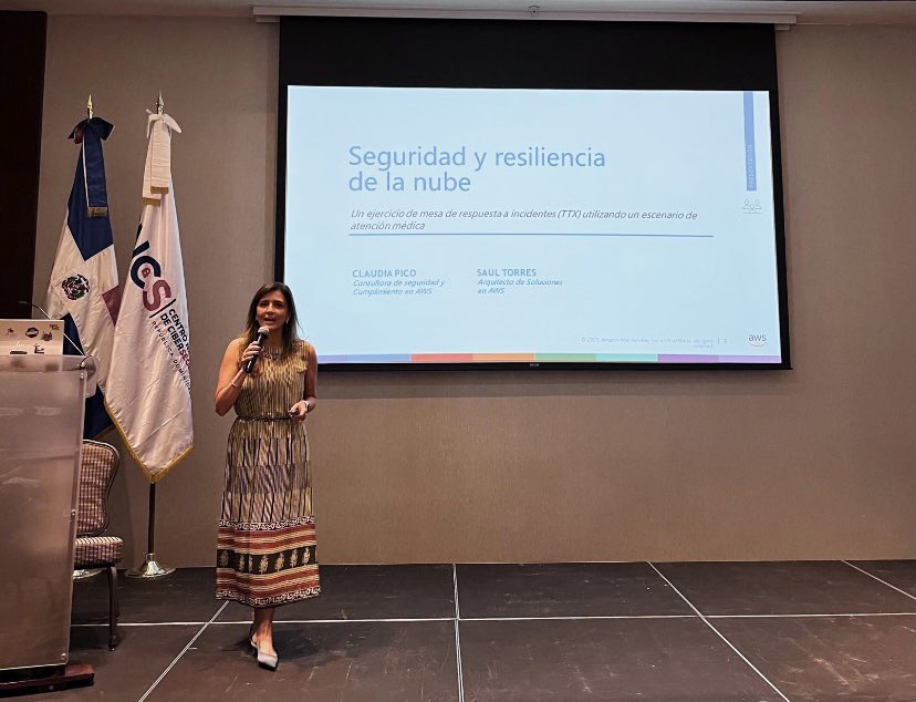 Avanzando en el acuerdo de cooperación firmado por el gobierno dominicano y <a href="/awscloud/">Amazon Web Services</a> , desarrollamos junto con el Centro Nacional de Ciberseguridad (CNCS) el ejercicio de simulación de respuesta a incidentes. #awssecurity #aws  

lnkd.in/e76udD2F