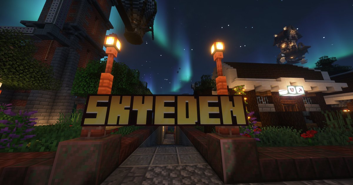 SkyEdenMC's tweet photo. Sky Eden, the steampunk Minecraft server is BACK! Did you miss us? We're ready and open to join at: https://t.co/TiwEaOJ7py We're currently running 1.19.4 #minecraft #minecraftcreations #servers #minecraftserver #minecraftonly #steampunk #skyedenmc #minecraftdaily #grandreopening https://t.co/MOcnTjaSQv