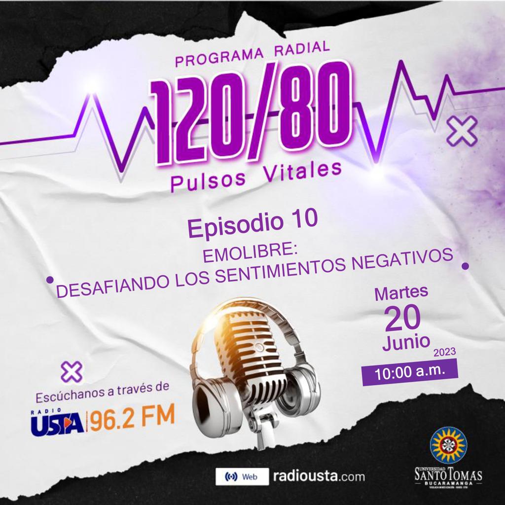RadioUSTAFm's tweet photo. Listen to "Episodio 10: "EMOLIBRE: DESAFIANDO LOS SENTIMIENTOS NEGATIVOS" y ¡desbloquea tu tesoro interior!" by 120-80 'Pulsos Vitales' . https://t.co/Ot6pWyNvL4 https://t.co/VjGPfFmScK