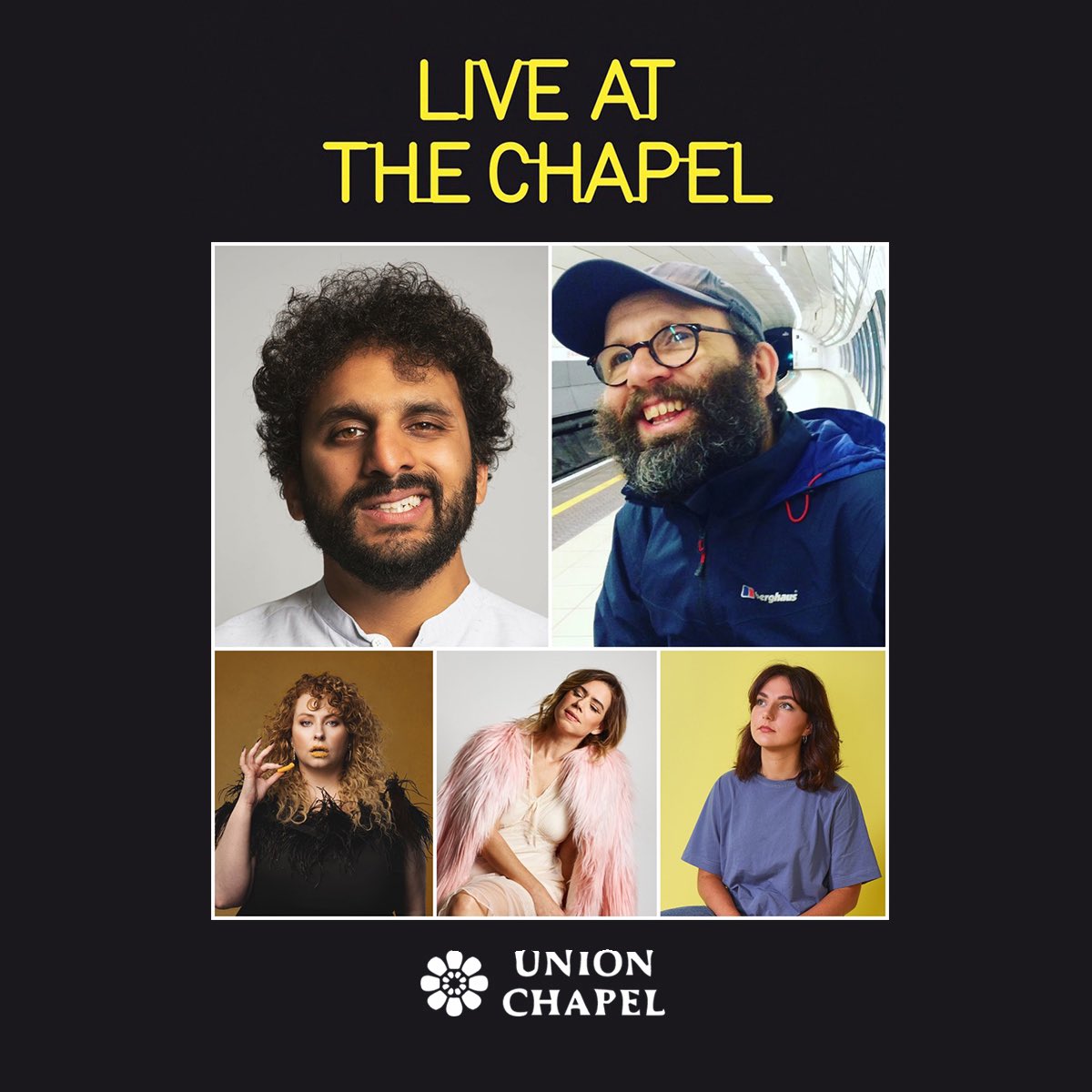 Daniel Kitson joins our midsummer special next week 🎉 Kitson drops in to host a huge bill at the stunning @UnionChapelUK Full line-up 👇 ☀️ @MrNishKumar ☀️ @LouSanders ☀️ @AniaMags ☀️ @ThatGledhill ☀️ Daniel Kitson 📍Union Chapel 🗓️ 1st July 🎟️ liveathechapel.co.uk