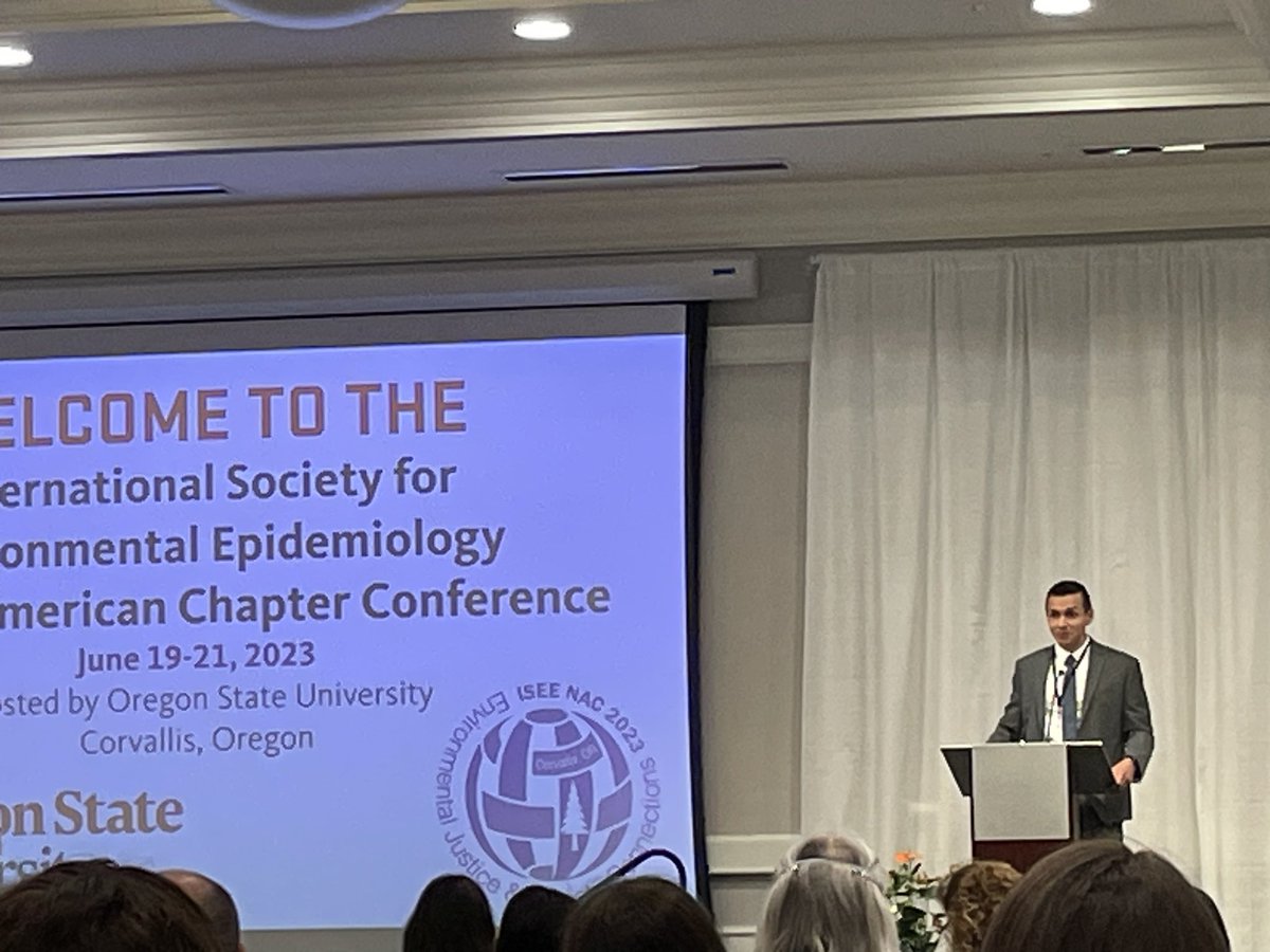 Molly Kile (@mollykile) on Twitter photo Terrible photo for a memorable event. <a href="/cardenaasca/">Andres Cardenas</a> giving a plenary talk at @ISEE_NAC at <a href="/OregonState/">Oregon State University</a> where he got his PHD. It’s a full circle. #environmental #epidemiology #phdlife Terrible photo for a memorable event. <a href="/cardenaasca/">Andres Cardenas</a> giving a plenary talk at @ISEE_NAC at <a href="/OregonState/">Oregon State University</a> where he got his PHD. It’s a full circle. #environmental #epidemiology #phdlife