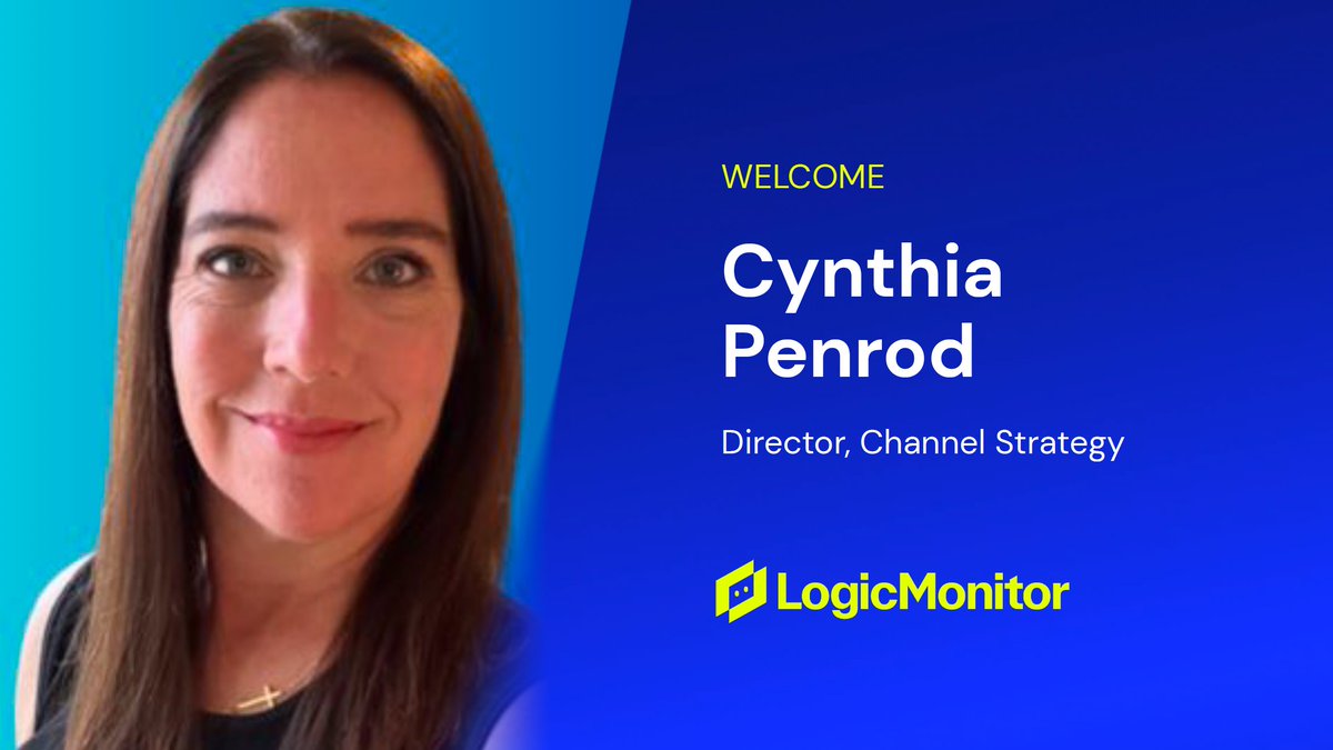 MichaelTarbet's tweet image. A big welcome to Cynthia Penrod! Cynthia is joining the #LogicMonitor sales team as our Director of Channel Strategy.  
Check out our #careers page for current open opportunities! #hiring #LifeAtLM #wearehiring bit.ly/3NdHnGB