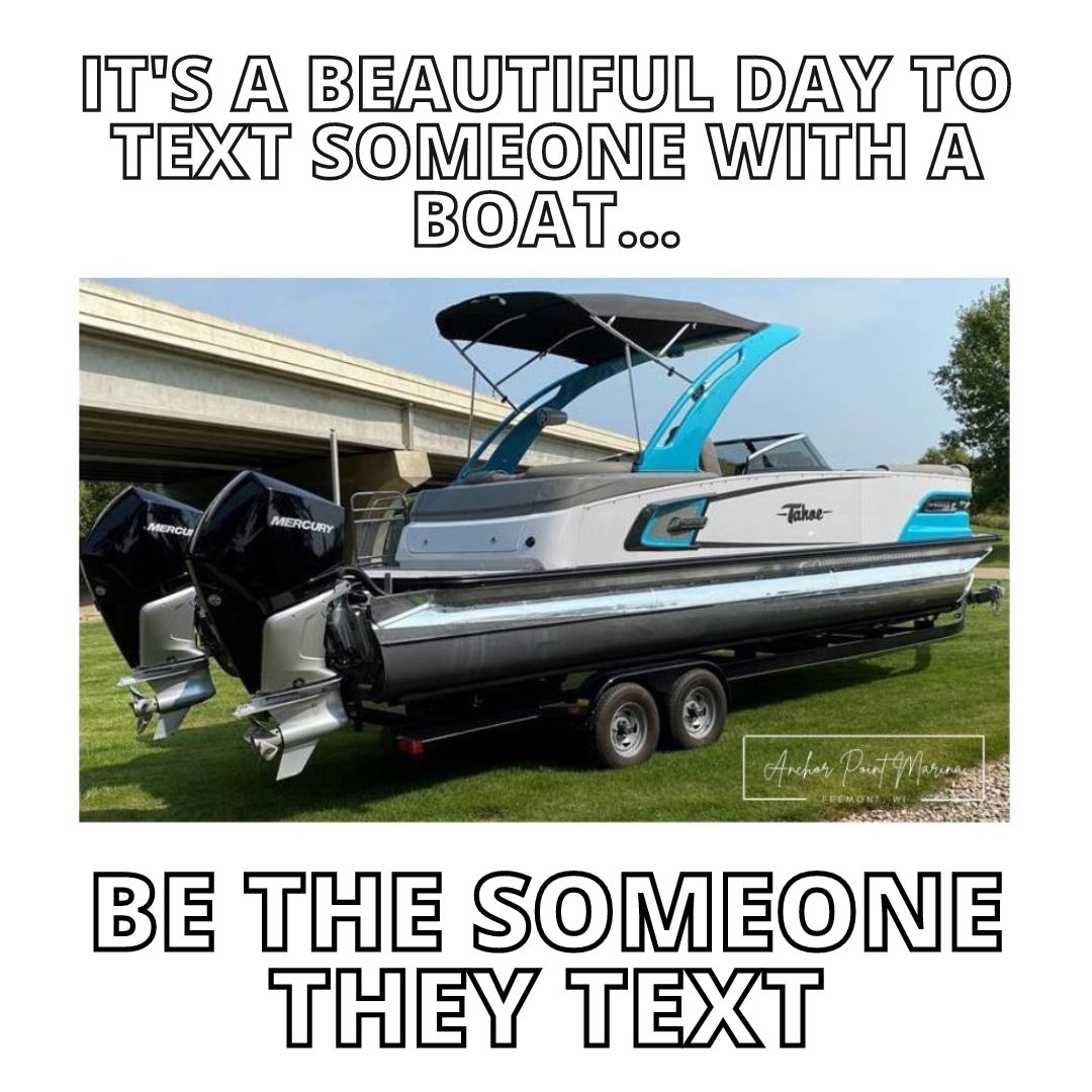 Let us help you find the perfect boat! Be on the water in time for the weekend! Visit anchorpointmarina.com/.../availabi..… for a full list of in-stock boats.