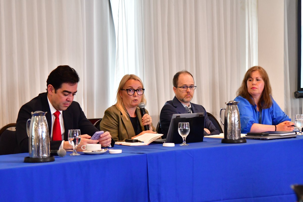 INTOSAIJournal's tweet photo. .@WGEASecre Ms. Vivi Niemenmaa shares information on how the #INTOSAI Working Group on #EnvironmentalAuditing engages over 80 SAIs through various collaborative projects to mainstream environmental auditing. Learn more about the WGEA here: https://t.co/KX9ZXOYkSf @The_Cooperation https://t.co/s3NNIFroeF