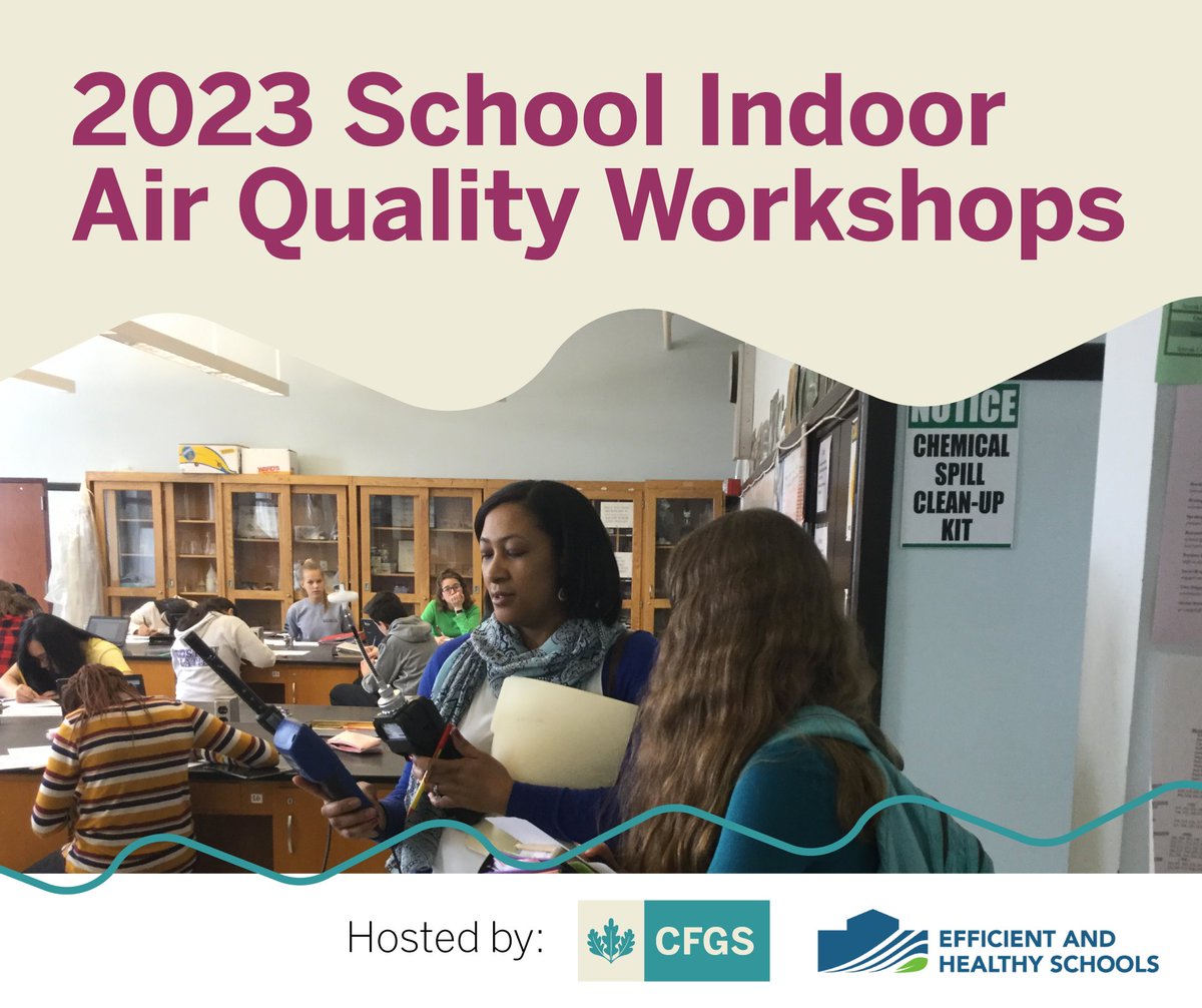 We are very excited to co-host #school #indoorairquality workshop with <a href="/USGBC/">USGBC</a>. This event will be held live at <a href="/BerkeleyLabETA/">Berkeley Lab ETA</a>, but you can still join remotely for June 21st webinar so that you can be part of the conversation! Registration link: lbnl.zoom.us/webinar/regist…
