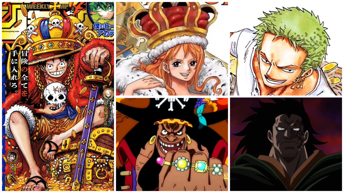 My Top 5 One Piece characters :

1. Luffy 
2. Nami
3. Zoro 
4. Blackbeard
5. Dragon