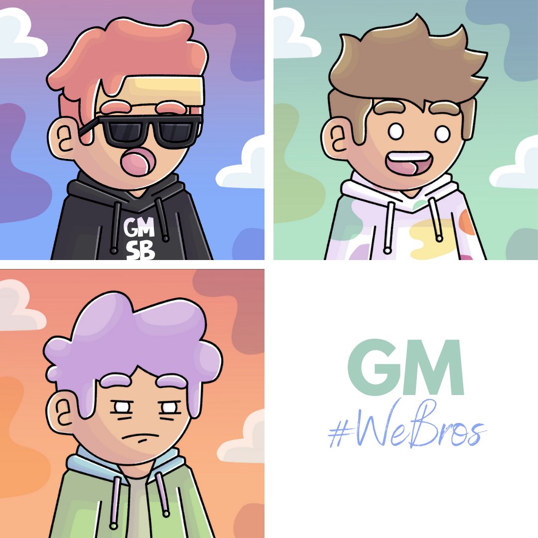 GM from my <a href="/SmallBrosNFT/">Small Bros</a>! ☀️

#WeBros 💙