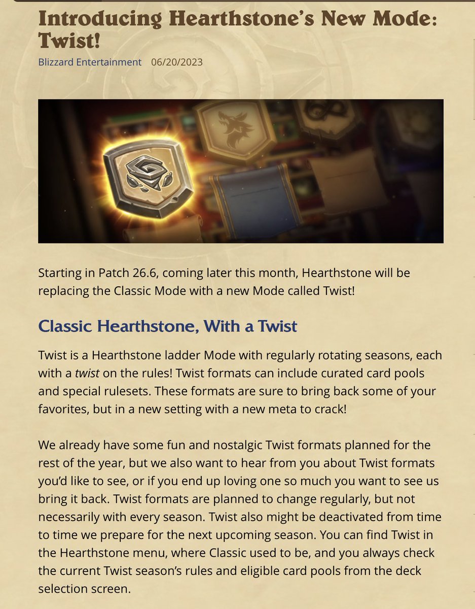 Hearthstone twists all of its rules in a new ladder mode