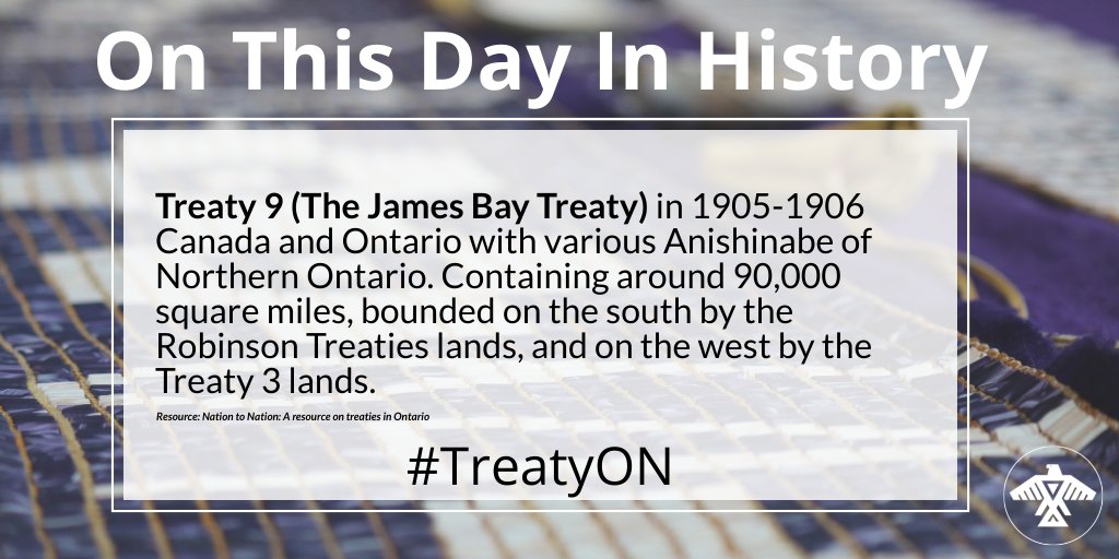 Want to learn more about the significance of a Waawiindmaagewin (Treaty)?

We encourage all occupants of this land to learn about the importance of these agreements.

Resources:
•anishinabek.ca/education-reso… 
•ontario.ca/page/videos-in… 
•ontario.ca/page/treaties 

#TreatyON
