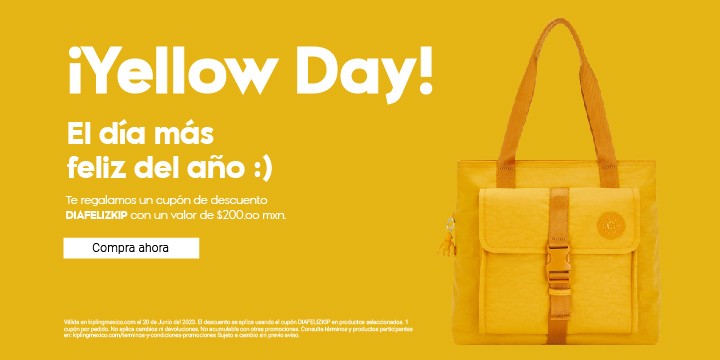 Celebramos el #YellowDay  con un código de descuento en siluetas amarillas: DIAFELIZKIP. 
Compra ahora: bit.ly/46d7Ooo