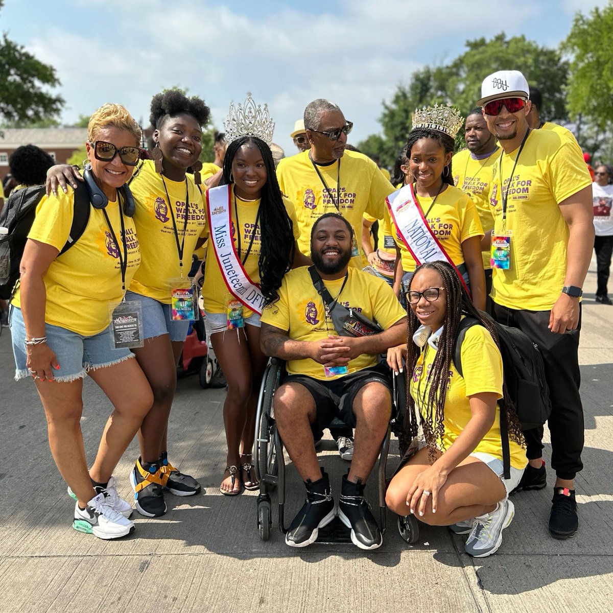 On #Juneteenth, we rejoice in the progress made and reaffirm our commitment to the fight for freedom and equality. Dr. Opal Lee's Walk for Freedom was a powerful reminder of our strength. 

Thank you to all who walked with us.🚶🏿‍♀️🚶🏾‍♂️🙌🏿 

@dbsoaries @leonfordspeaks @UnitedBarriers