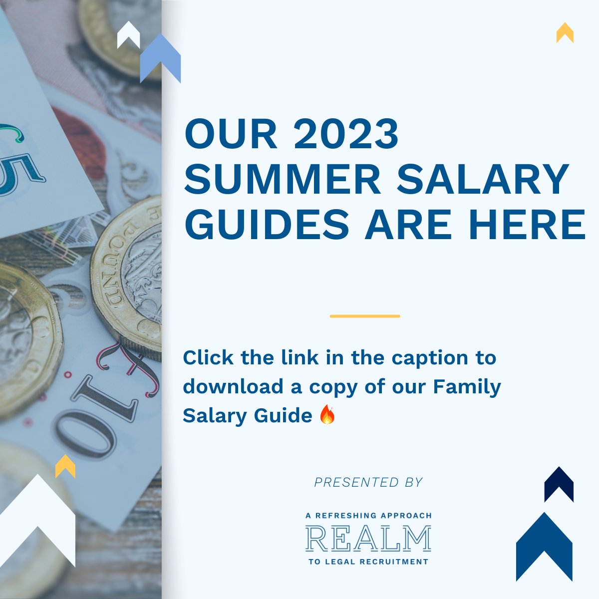 Michaela_Realm's tweet photo. For much of the last 12 months, inflation has been above 10%, putting pressure on pockets and motivating lawyers to make sure that they're paid what they’re worth. 
 
We've just launched our Summer 2023 Family Law Salary Guide to help you better understand how your pay compares.. https://t.co/MRle4ysNSo