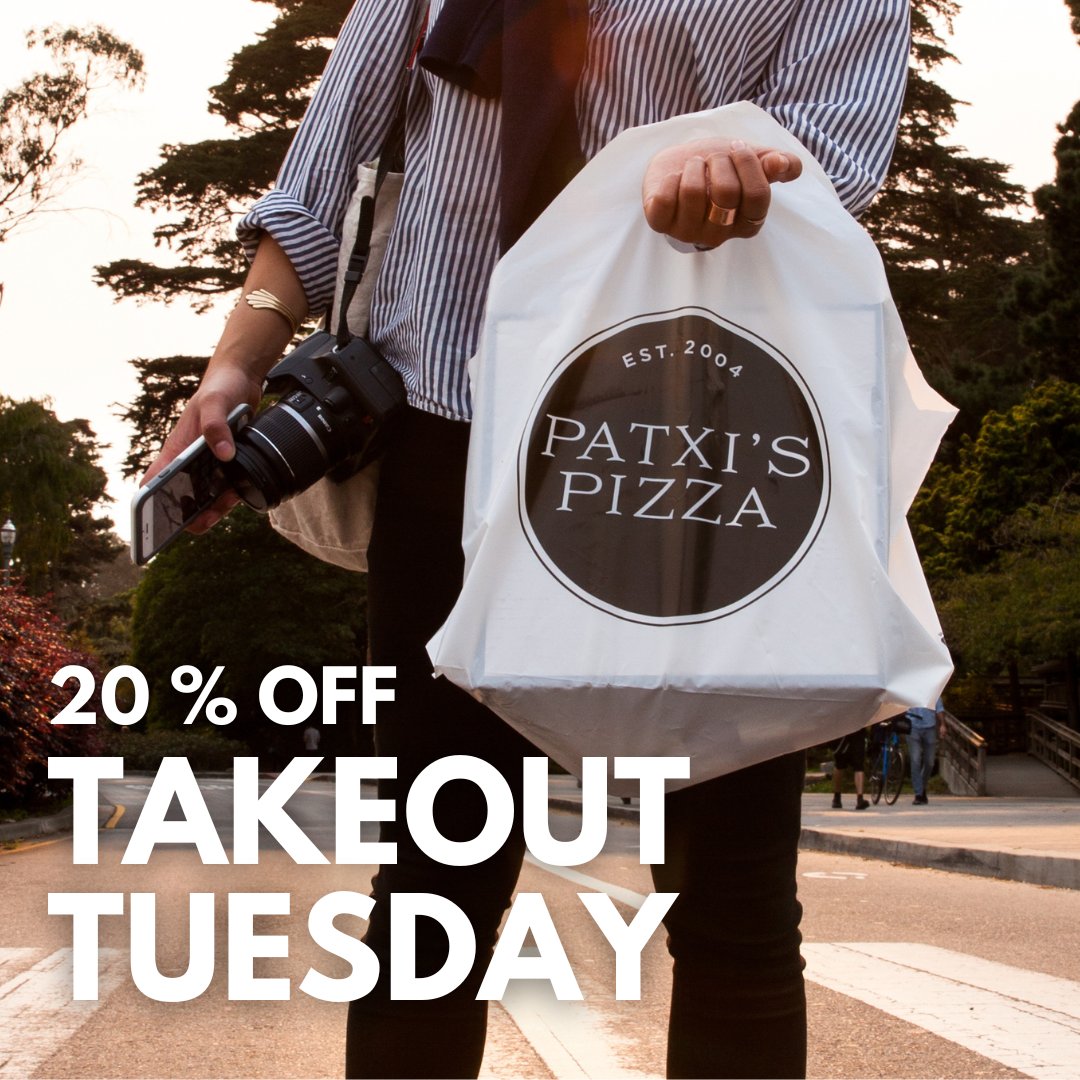 🍕 Happy #TakeoutTuesday, foodies! Treat yourself to your favorite dishes with a generous 20% discount on your entire order when you use code TOT20 at checkout on our website. It's the perfect way to enjoy a delicious meal from the comfort of your own home.