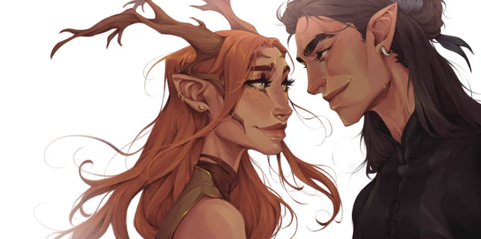 Quickly, forever, and ever and always…   #criticalrole #criticalrolefanart