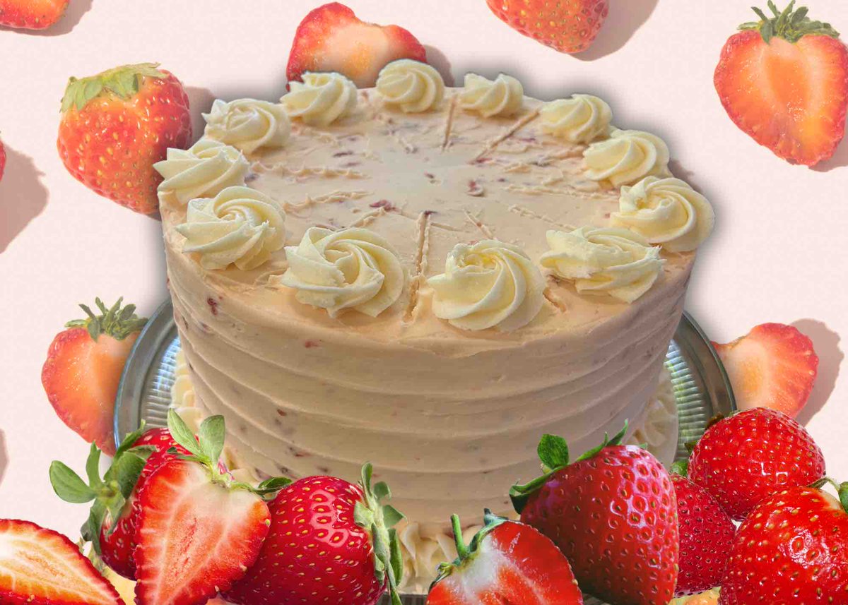 Don’t let this heavenly strawberry cake pass you by! We are featuring it for the month of June, so make sure to get some before its gone!

#strawberrydelight #strawberrycake #dessertheaven #bakedfromscratch #madefromscratch #bakingfun #bakedwithlove #kerrvilletx