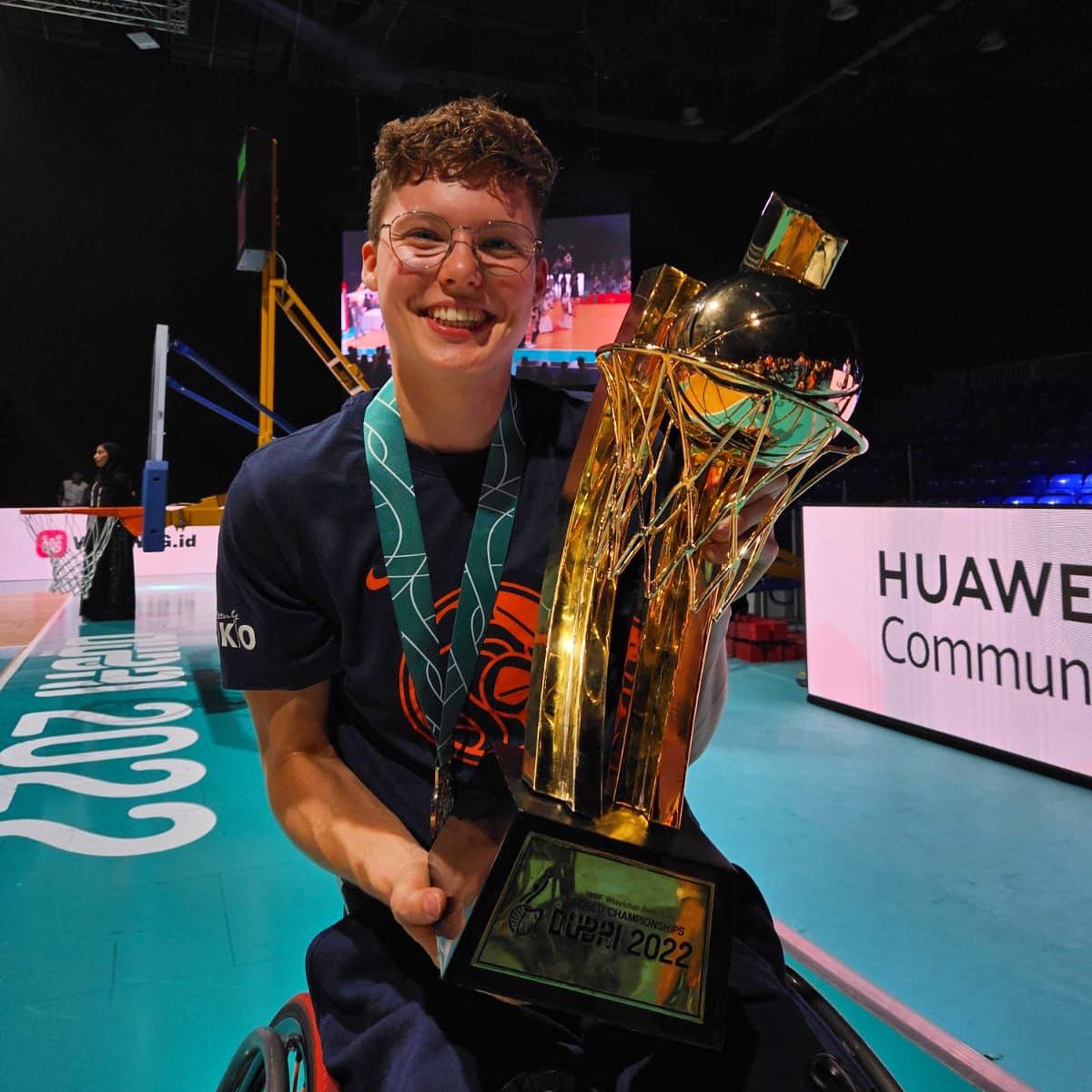 Congratulations to @lightningwbbl player @BoLisaKramer who played part of the team that successfully beat China 57-34 in the final of the Wheelchair Basketball World Championships to become back-to-back World Champions! We’re so proud of your achievements, Bo!💜 #lborofamily