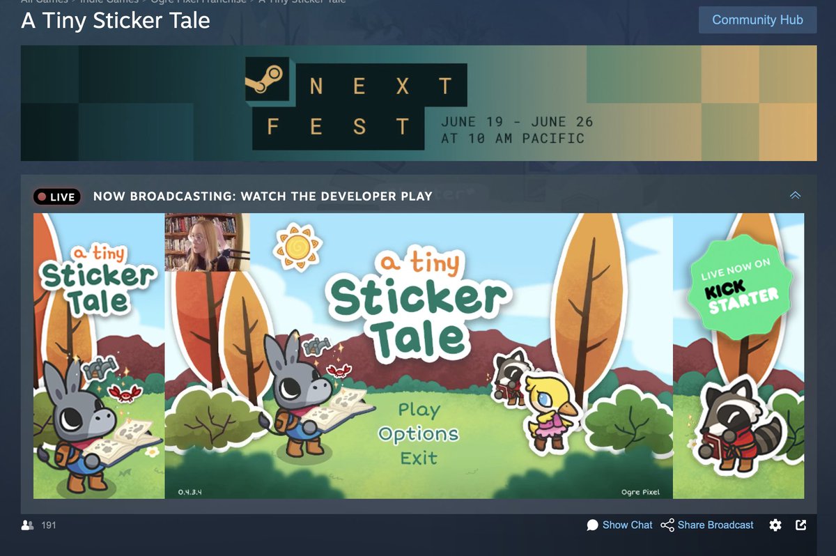 We are live! #ATinyStickerTale #SteamNextFest2023 🔥

store.steampowered.com/app/2322180/A_…