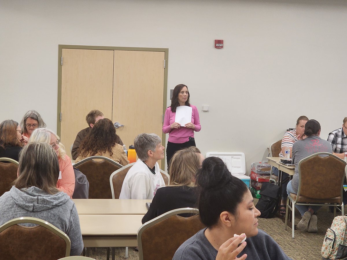 IdahoSTEMAC's tweet photo. i-STEM has started at the College of Eastern Idaho (CEI)! 

The participants had an engaging keynote speech by @TeacherBeard, a speaker for @NCCE_EdTech, &amp; then broke into their respective strands. 

CEI is offering seven strands, ranging from conservation to computer science. https://t.co/XDgz8IHEXD