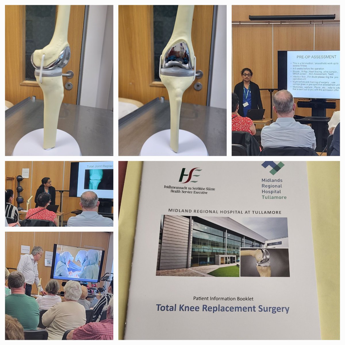 Knee Joint School Education and Preparation for surgery 
orthopaedicsurgery.ie 
#patientfocus #improvingoutcomes #education