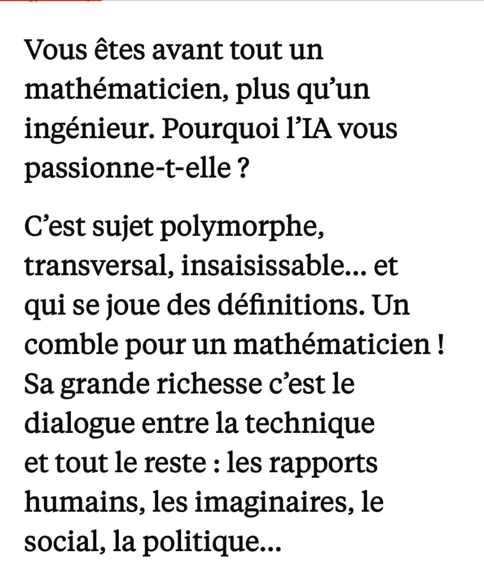 LegendumEst's tweet photo. Passionnant numéro IA avec @VillaniCedric en rédacteur en chef

Hommage à Pascal, « le premier entrepreneur de l’informatique » #Pascal400 @BibPortRoyal. Ainsi qu’à @geoffreyhinton Yoshuz Bengio et @ylecun 

Pourquoi l’IA passionne C.Villani

Bilan 5ans après son rapport sur l’IA https://t.co/tI8mH3VDAH