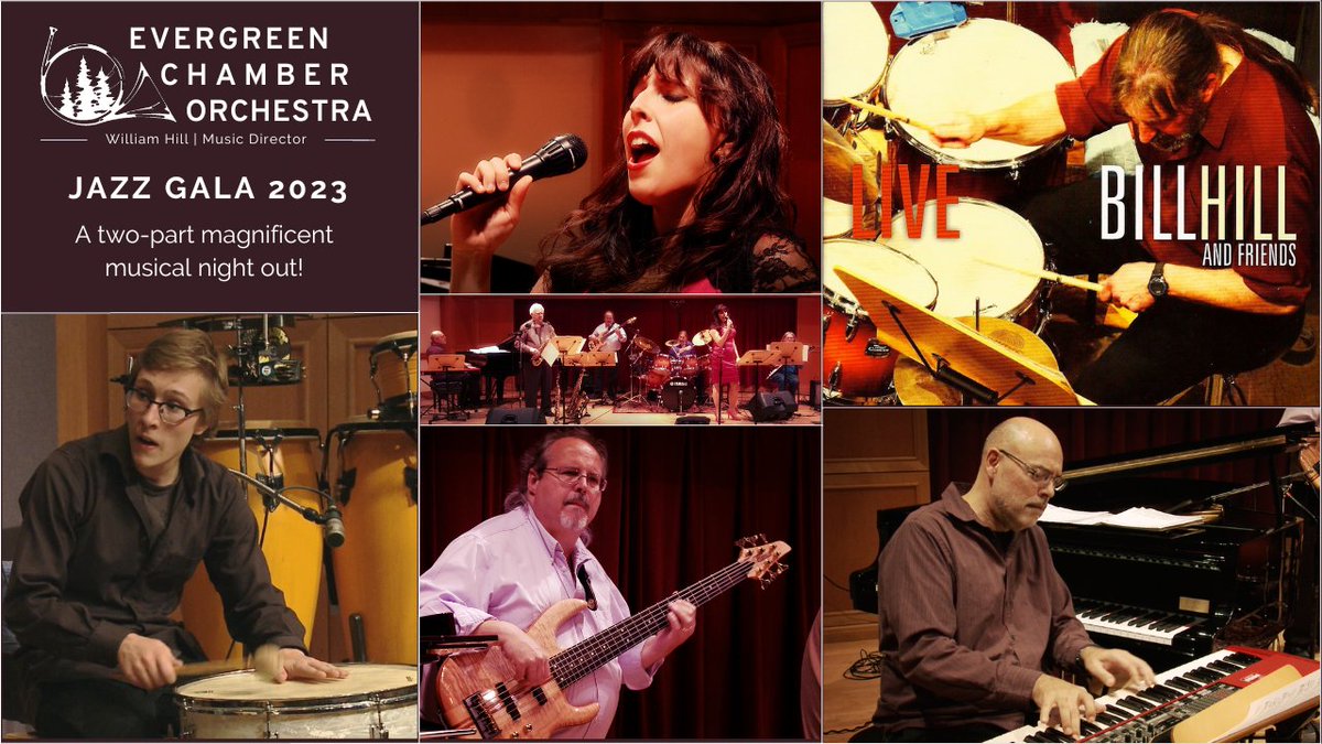 Join us with Bill Hill and Friends - jazz band extraordinaire - this Friday, June 23rd at Mt. Vernon Canyon Club!
evergreenchamberorch.org/event/eco-jazz…