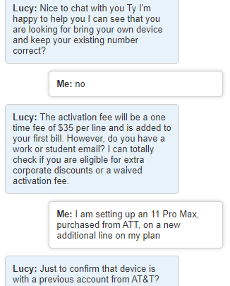 SeaTJK's tweet image. I've had an @ATT line since 2001 (when it was Cingular!), but they want $35 from me more than my continued business, so hey @TMobile, you're looking pretty fine!