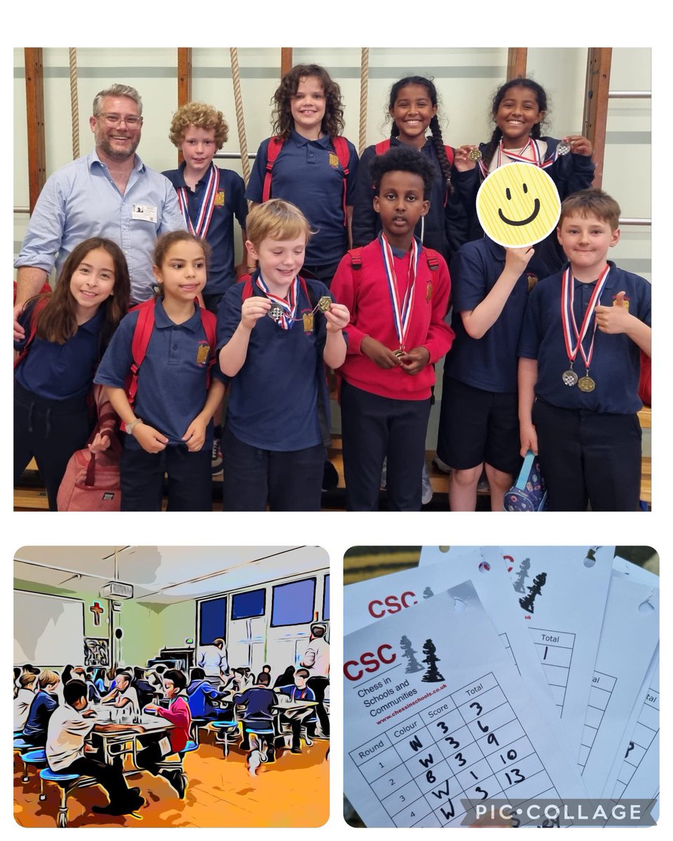 Well done to the Chess Team at the Wandsworth Schools Chess Competition. 4 of the team achieving overall joint 2nd place! #chess #wandsworth
