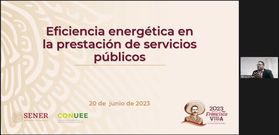 Cmunicipios1's tweet photo. En colaboración con el @INAFED_Mx, la @CONUEE_mx da inicio al Diálogo Virtual "#EficienciaEnergética en la prestación de servicios públicos" https://t.co/btM9NZvkA9
