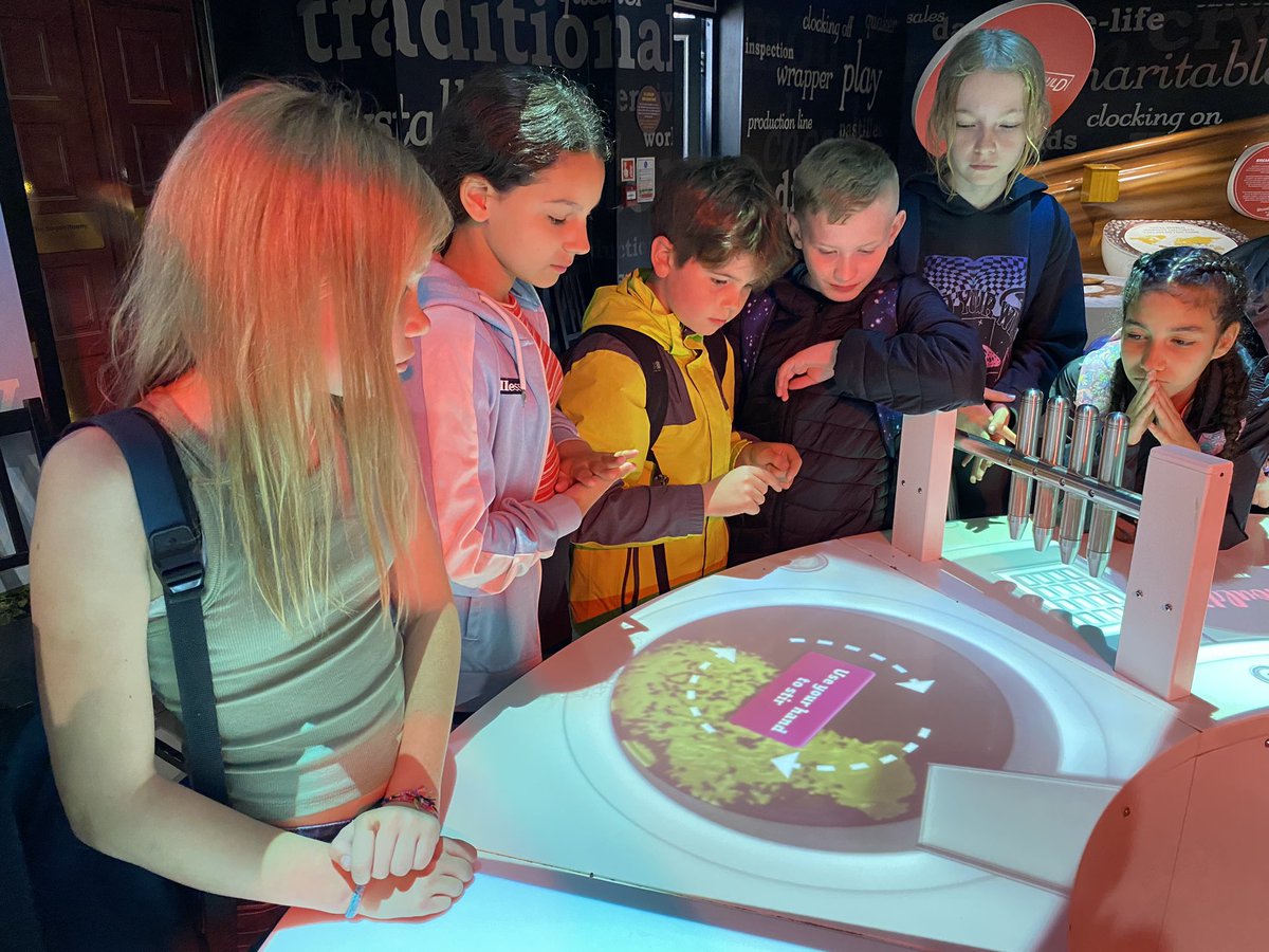 The Year 6 children have really enjoyed learning about the York Chocolate Story this afternoon. They got to sample some delicious treats and make their own top secret lollies too! #residentiallife #yummy