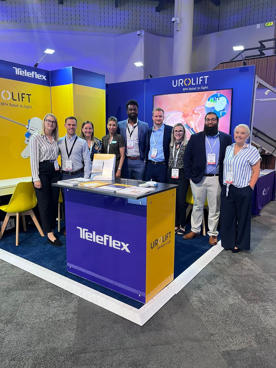 UroLiftEMEA's tweet photo. A very successful day at #BAUS23 for the UroLift and Urology team. If you haven't had chance to stop by our booth yet, there is still time tomorrow #UroLift https://t.co/7zZkxulbkE