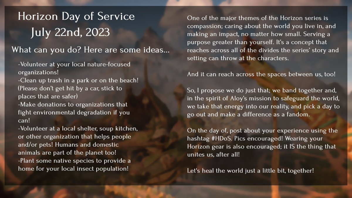 finrays's tweet photo. Hey, Horizon Fandom... I have a proposal... #HorizonForbiddenWest #HorizonZeroDawn https://t.co/uGkqHIh5Bf