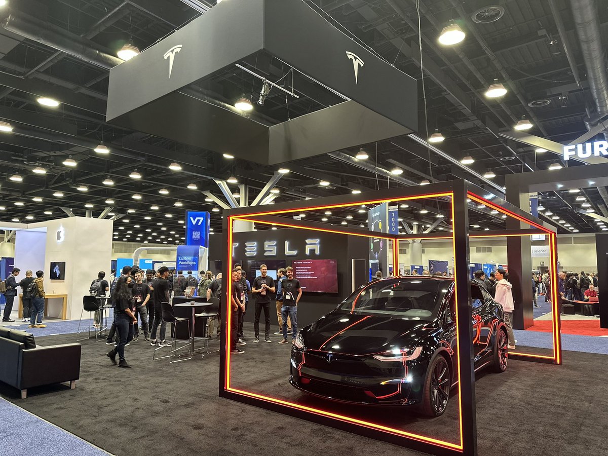 @Tesla AI team is at @CVPR in Vancouver this week! If you are also here, stop by and check out what we have been working on for Autopilot, Optimus, and dojo! #CVPR2023