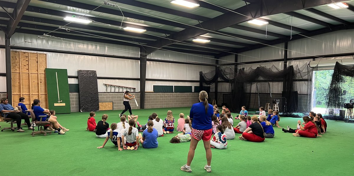 JHS Softball Camp is ongoing this week.  The tradition of excellence continues as JHS Graduate Samantha Vinson instructs campers today.
