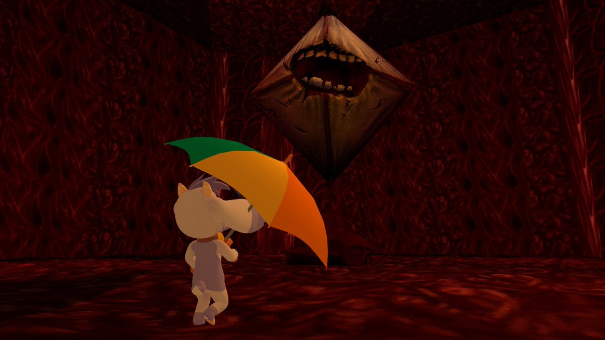 LukaCopelli's tweet photo. I think I downloaded the wrong @BillieBustUp demo.
#VRChat #VRChatPhotography #BillieBustUp #Ultrakill  #FleshPrison #FleshPanopticon https://t.co/R7oF30SfZK