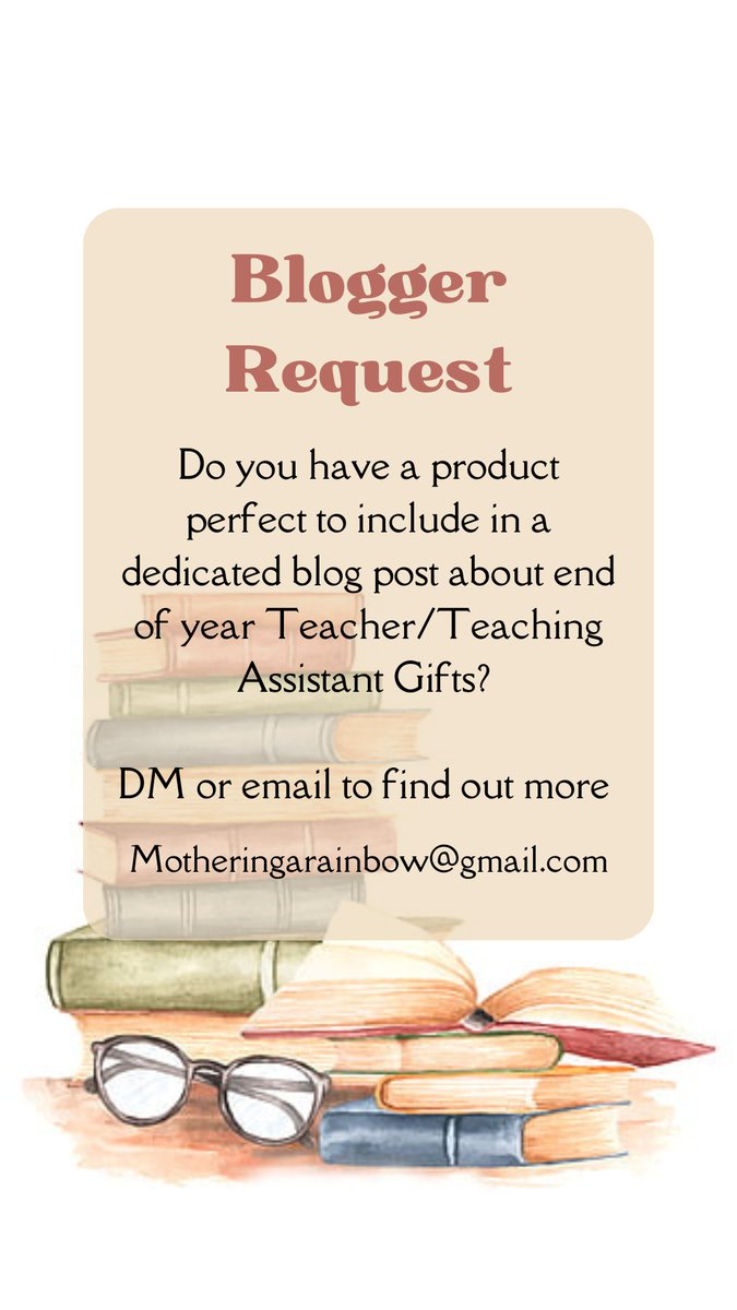 #bloggerrequest
I'm looking for the unusual,quirky,perfect end of year Teacher/TA gifts to feature on a dedicated blog post and on my Instagram 25.8k following
#journorequest #giftguide #parentingblogger #parentsquad #teachergifts #schoolsout #teacherpresents @journo_request