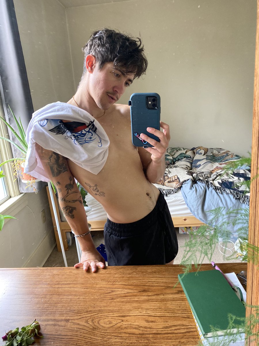 oh no!! this dirty little Slipknot tee smells like a twinks’ post-run pits! it’s soaked with his twinky sweat juices!! where will he find a boygirl to demonstrate his devotion to Slipknot by smothering their face in this FOUL FAN TEE? could it be you??