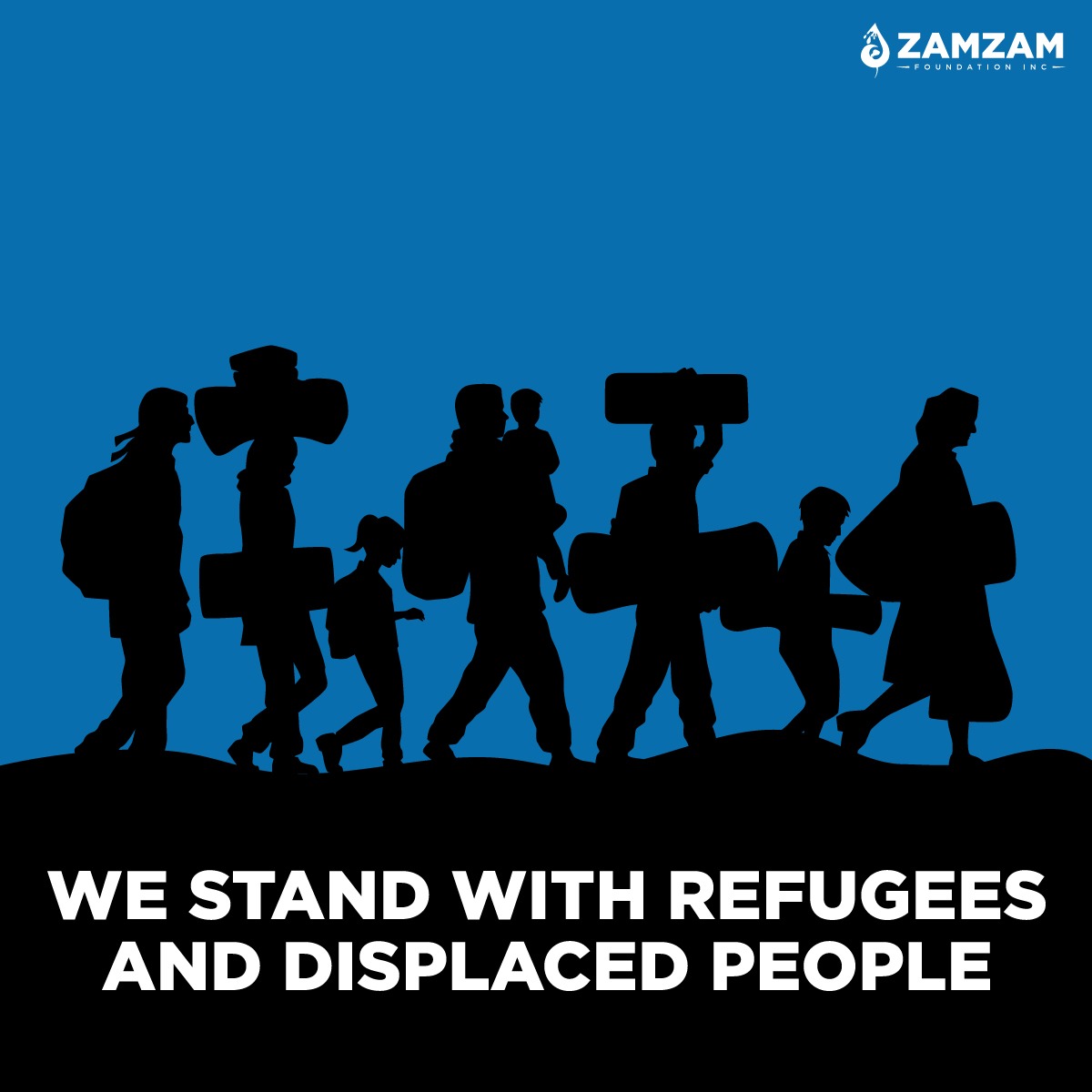 Let's extend compassion, empathy, and support to those seeking safety and a better future.

zamzam180.org/causes/help-ed…

#StandWithRefugees #InternationalRefugeesDay #ForcedToFlee #RaiseAwareness #AdvocateForRights #BetterFuture