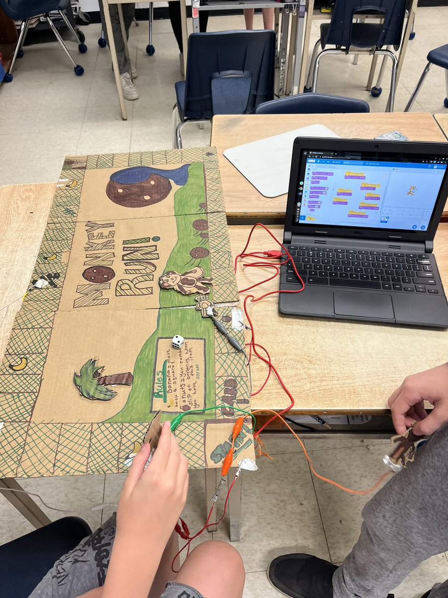 Ss enjoyed playing their board games they made with Makey Makeys! Lots of fun and cooperation happening🎲😊 <a href="/ps_baxter/">Baxter Central PS</a> <a href="/GjacobsG/">GLJacobs</a>