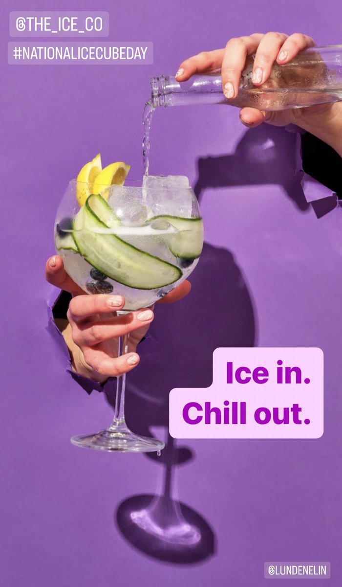 Elin Lunden (@lundenelin) on Twitter photo One Minute Brief of the Day: Create posters that make
<a href="/TheIceCo/">The Ice Co</a>
ice cubes (pictured) FAMOUS in all sorts of creative ways to celebrate tomorrow's #NationalIceCubeDay 21st June.
<a href="/OneMinuteBriefs/">One Minute Briefs ⏱️</a> One Minute Brief of the Day: Create posters that make
<a href="/TheIceCo/">The Ice Co</a>
ice cubes (pictured) FAMOUS in all sorts of creative ways to celebrate tomorrow's #NationalIceCubeDay 21st June.
<a href="/OneMinuteBriefs/">One Minute Briefs ⏱️</a>