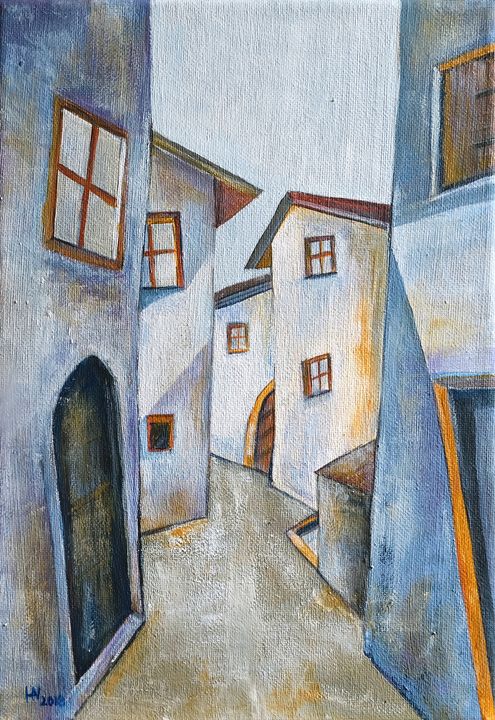 Art of the Day: 'The old town'. Buy at: ArtPal.com/artualdesign?i…