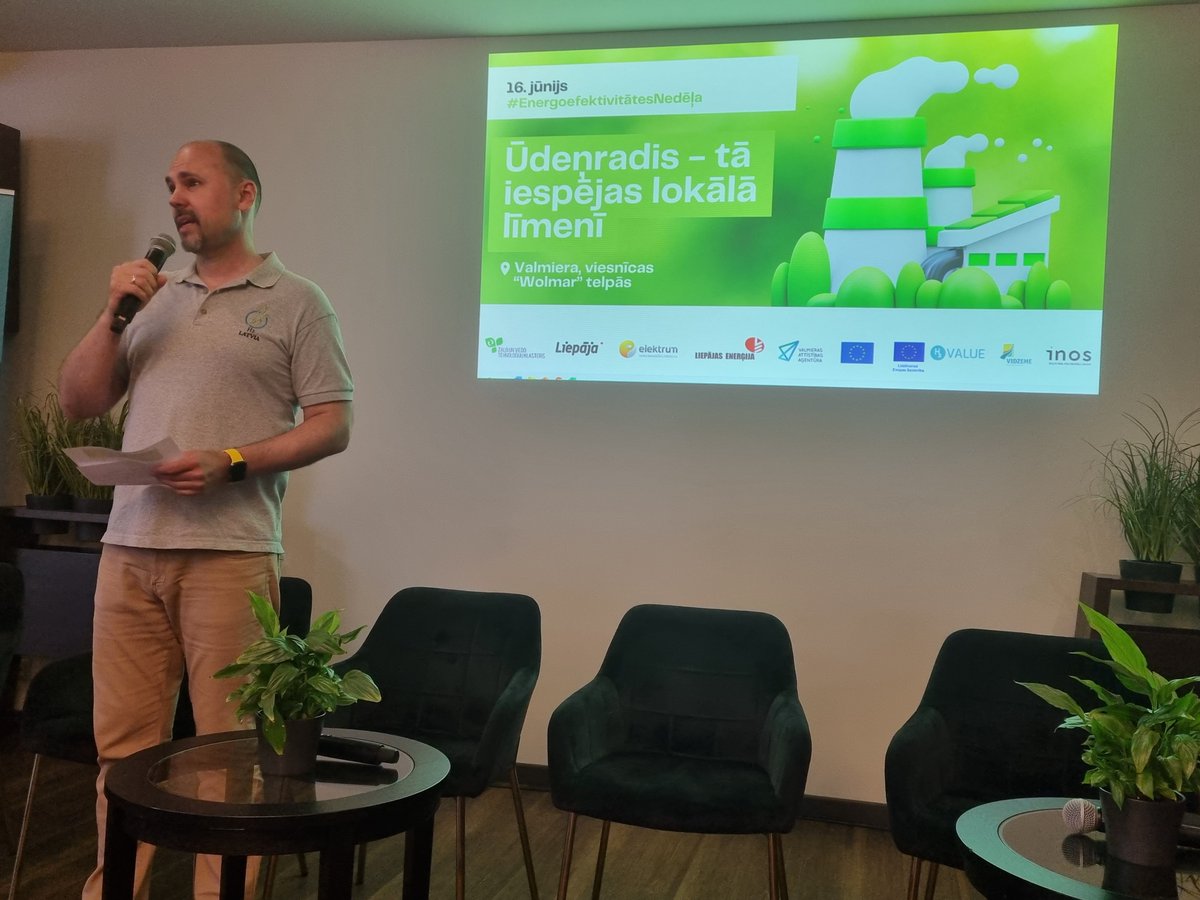 H2Latvia's tweet photo. #Energoefektivitātesnedēļa2023 ietvaros piedalījāmies “#Ūdeņradis – tā iespējas lokālā līmenī”, kur dalījāmies ar #BalticSeaH2 projekta mērķiem, plāniem un paveikto, kā arī iepazinām nozares pārstāvju idejas, realizācijas un nākotnes vīzijas!
#h2latvia #newh https://t.co/2FjpO867ux